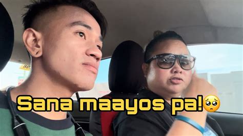 Inayos patagilid ni Reggie para makantot niya si Vangie sa gilid.